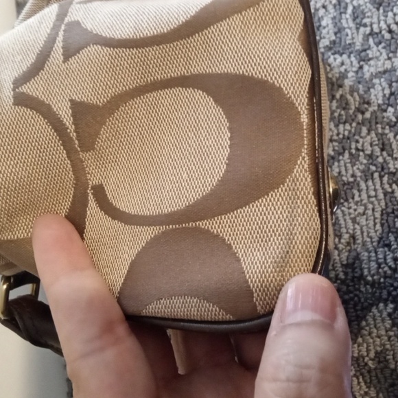 Coach Legacy Signature Haley Satchel Womens Purse Brown - Picture 9 of 10